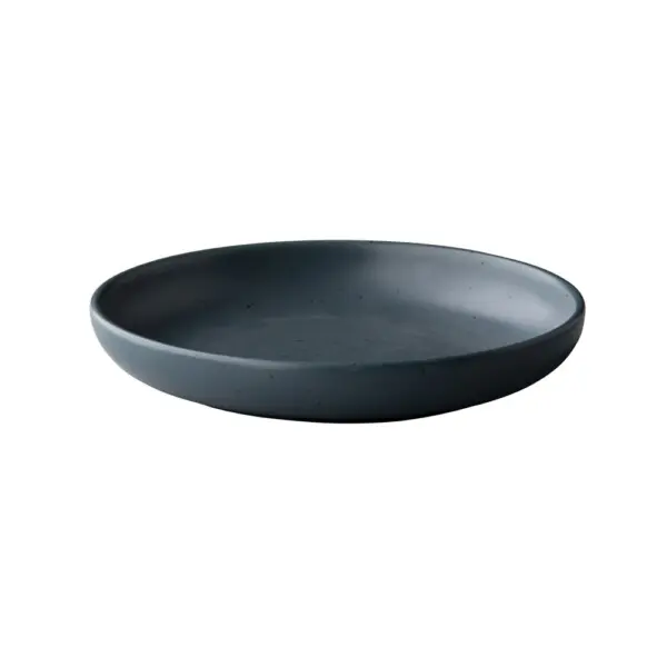 Bord Rond Diep <br /> Mat Donkergrijs <br /> Tinto Q Authentic <br /> Ø 23.5 cm