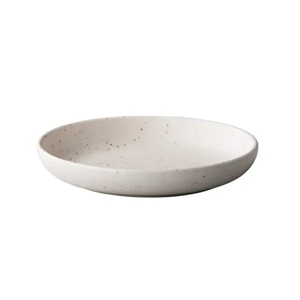 Bord Rond Diep  Mat Wit  Tinto Q Authentic  Ø 23.5 cm