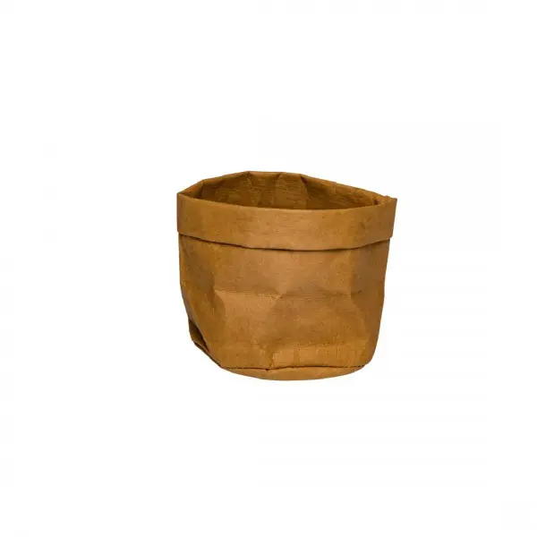 Broodmand Papier Wasbaar  Bruin Ø 13 x 15 cm