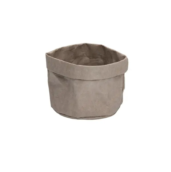 Broodmand Papier Wasbaar <br /> Grijs Ø 18 x 15 cm