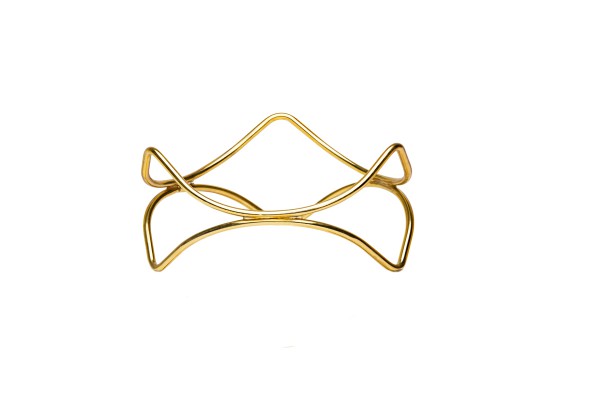 Gouden Buffetverhoger Klein Rond 21,5 x 10 cm