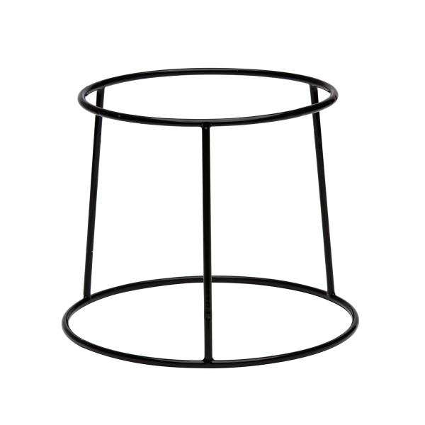 Zwarte Buffetverhoger Middel  Ø 21/25 x 15 cm