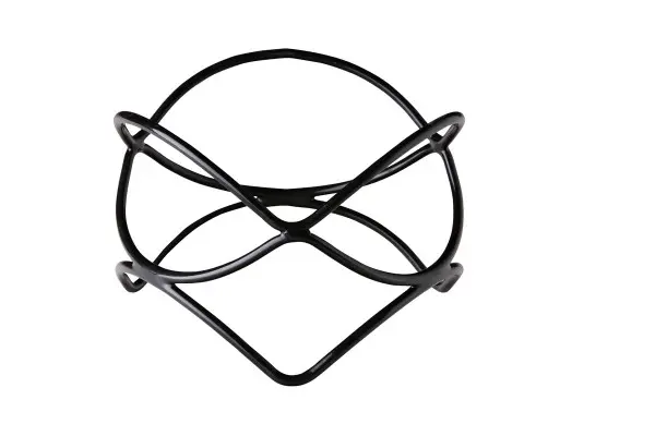 Zwarte Buffetverhoger Middel Rond  20 x 15 cm