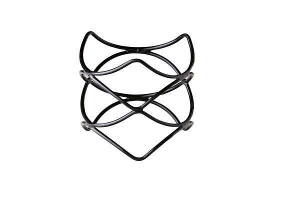 Zwarte Buffetverhoger Hoog Rond  20 x 20 cm