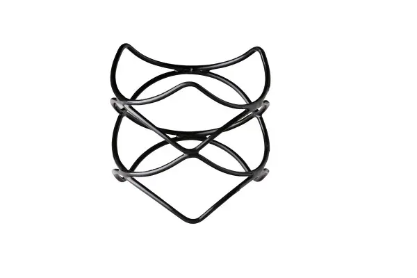 Zwarte Buffetverhoger Hoog Rond  20 x 20 cm