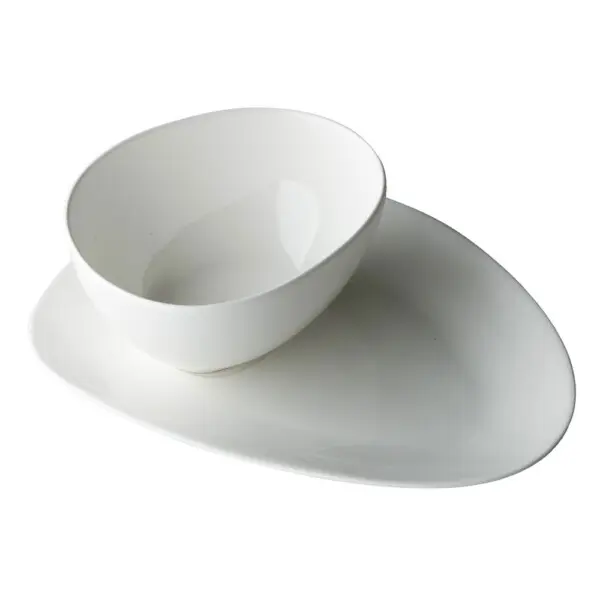 Q Fine China Cloud (soep)schotel 22,5 x 7,7 cm