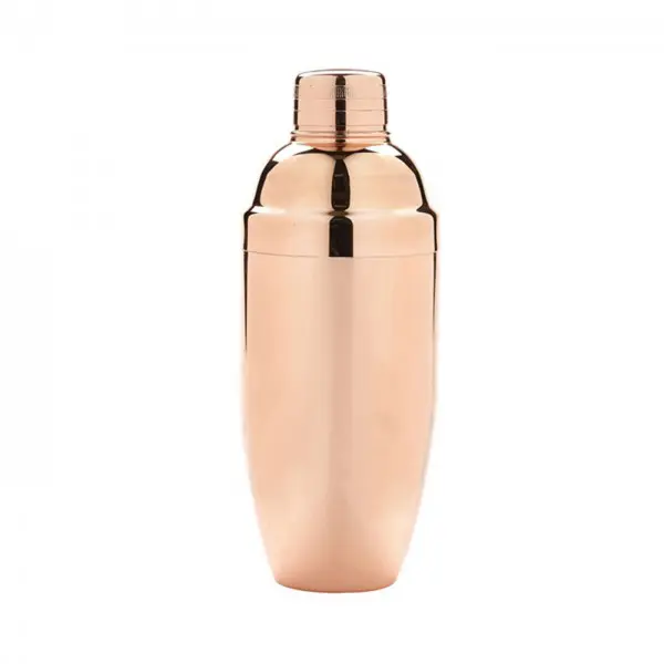 Cobbler Cocktailshaker Koper RVS  (500 ml) Ø 8.8 x 20.5 cm