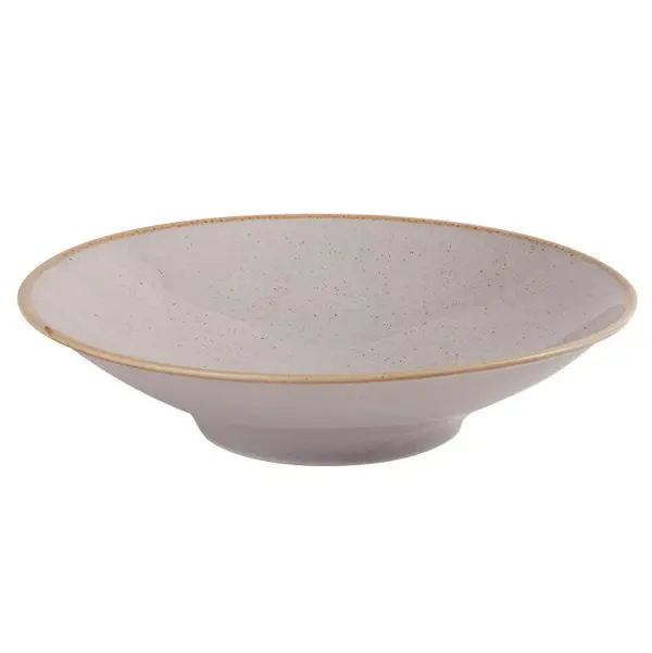 Diep Bord Op Voet <br /> Stone Ø 26 cm