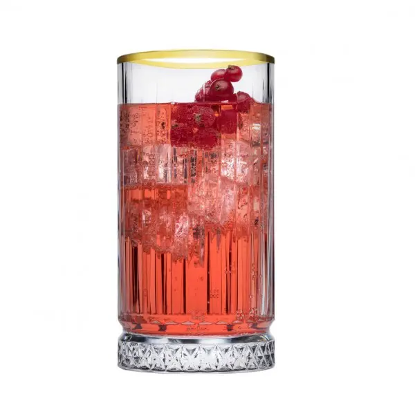 Elysia Longdrink Glas  Met Gouden Rand (445 ml)
