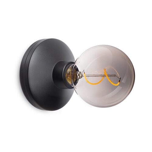 Humble Bee Wall Light Black/Smoked