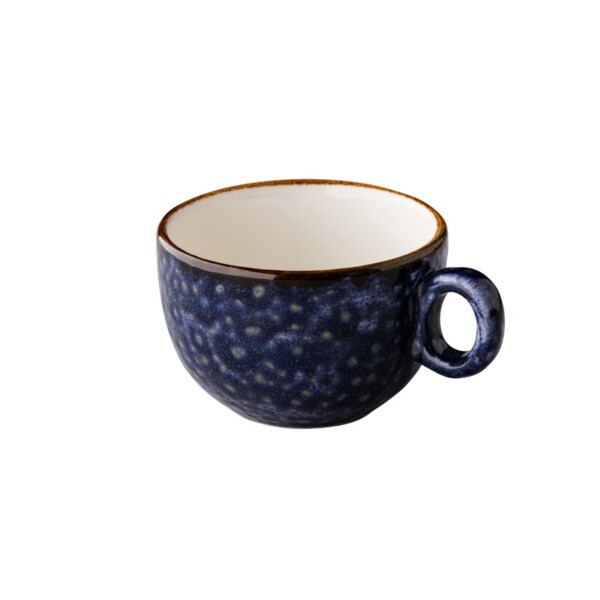 Cappuccinokop Stapelbaar Jersey Blauw 200 ml
