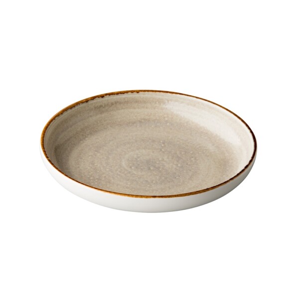 Bord Diep Rond Jersey Grijs  Ø 26.5 cm
