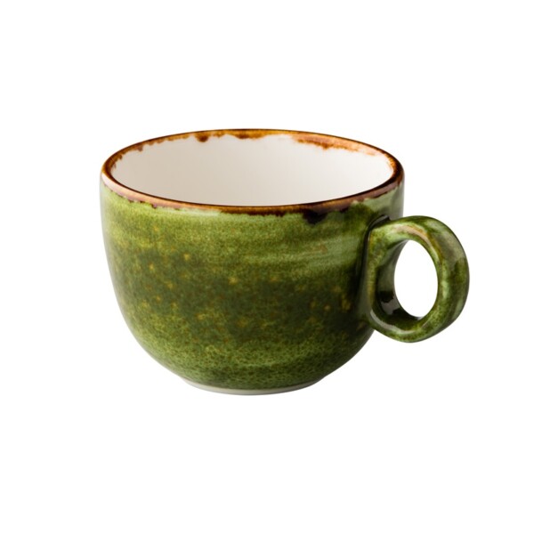 Latte koffiekop Stapelbaar Jersey Groen 350 ml