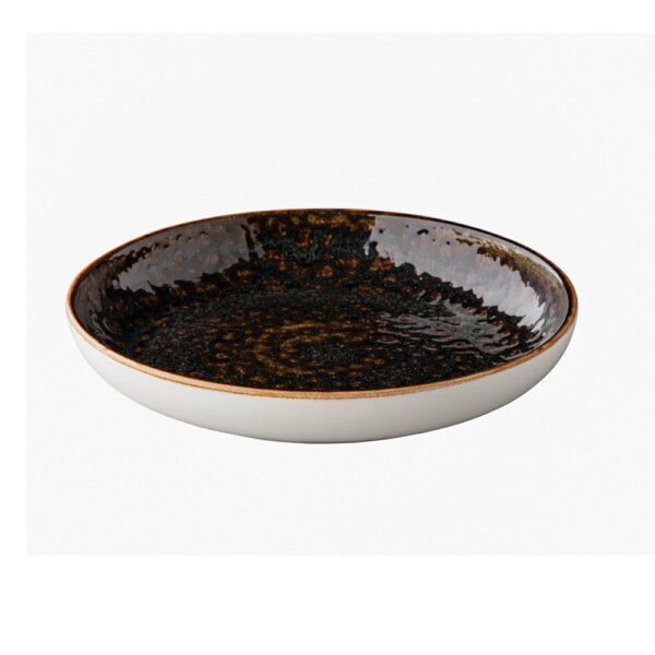 Diep Rond Bord Jersey Bruin Ø 26.5 cm