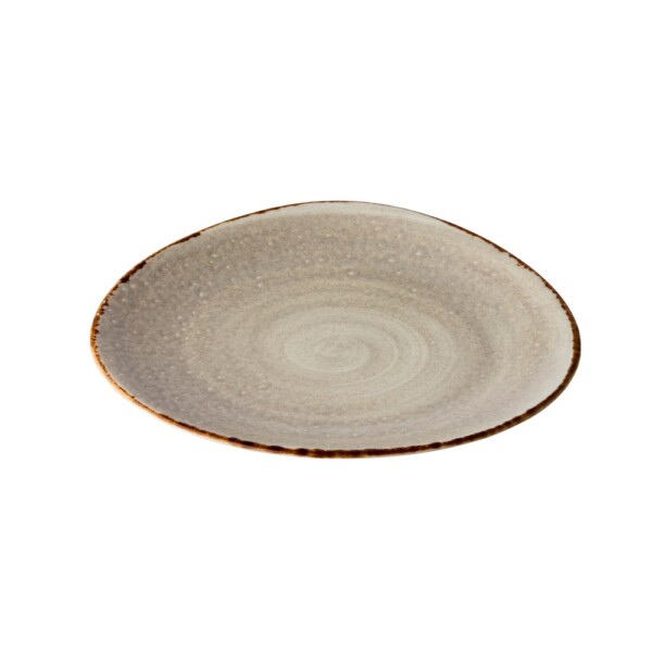 Bord Triangle Jersey Grijs  Ø 21 cm
