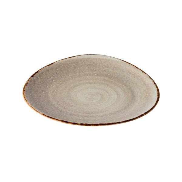 Bord Triangle Jersey Grijs  Ø 27 cm