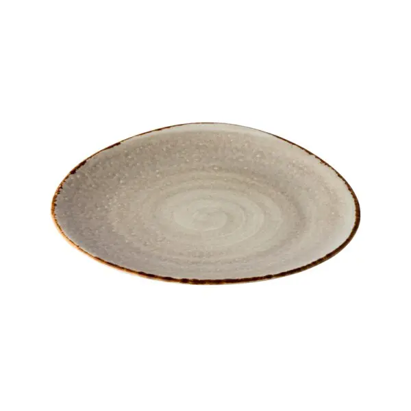 Bord Triangle Jersey Grijs  Ø 27 cm