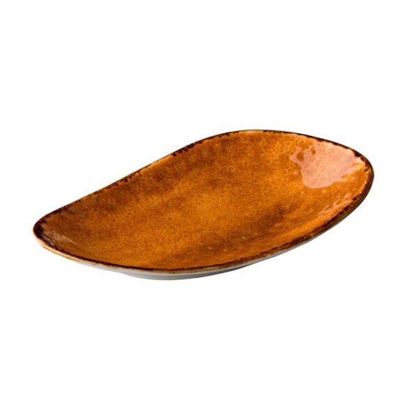 Triangle Lang Bord Jersey Oranje 21 x 12 cm