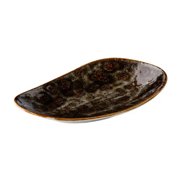Triangle Lang Bord Jersey Bruin 21 x 12 cm