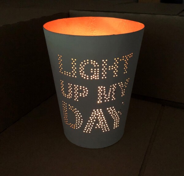 Kaarsenhouder Light Up My Day (per stuk) - Afbeelding 2
