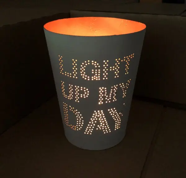 Kaarsenhouder Light Up My Day (per stuk) - Afbeelding 2