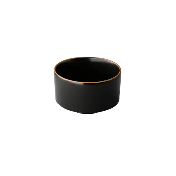 Kom Japan Zwart <br /> Q Authentic <br /> Ø 10.5 x 6.5 cm