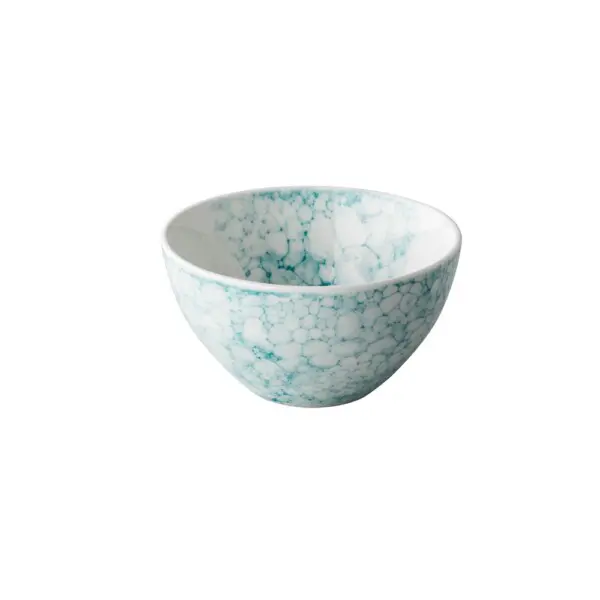 Kom Turquoise Bubbles <br /> Q Authentic <br /> Ø 15 x 8 cm