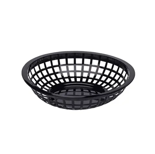 Mandje Rond Zwart Ø 19.7 cm