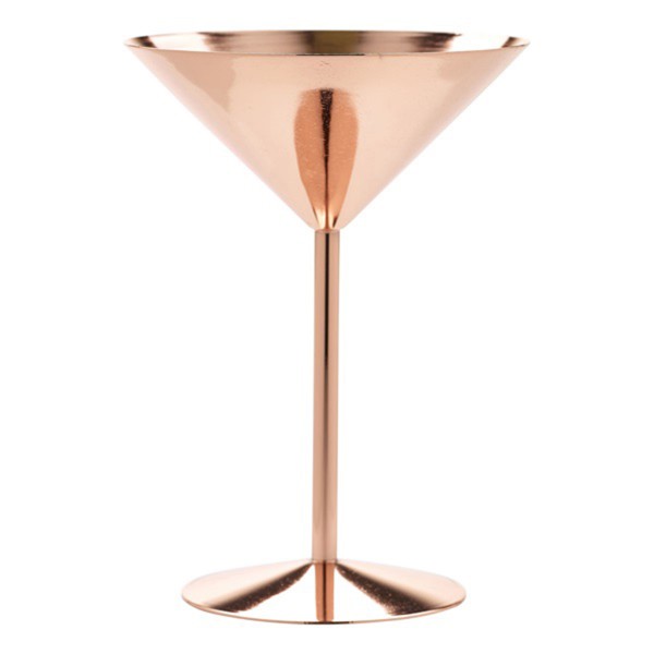 Martini Glas Koper RVS  (240 ml)