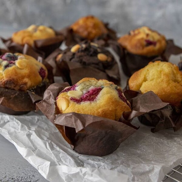 Bakpapier muffin <br /> 15 x 15 cm (Ø 5 cm, 150ml) <br /> (200 stuks) - Afbeelding 2