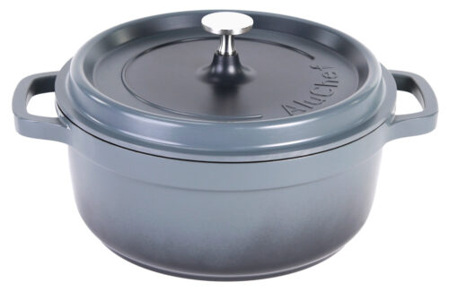 AluChef Cocotte rond - ø240mm - Grijs