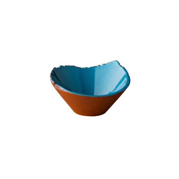 Organische Kom Blauw <br /> Ø 8 x 4.7 cm