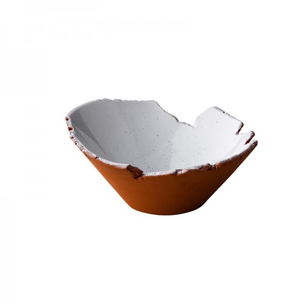 Organische Kom Wit <br /> Ø 13 x 7.8 cm