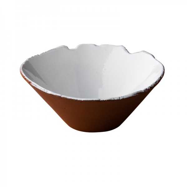 Organische Kom Wit <br /> Ø 16 x 9.5 cm