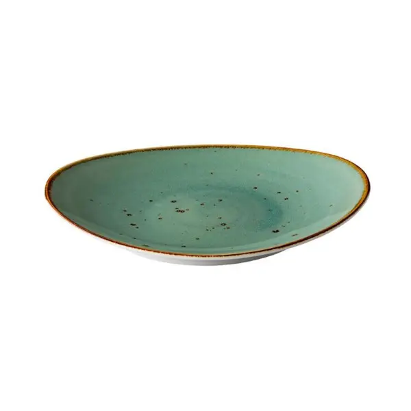Ovaal Bord <br /> Aqua Q Authentic <br /> 30 x 25.5 cm