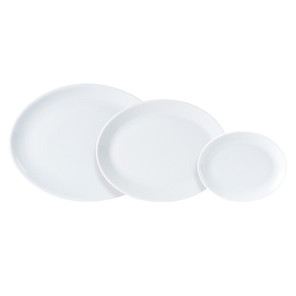 Porcelite Ovaal Bord 24 x 18,5 cm