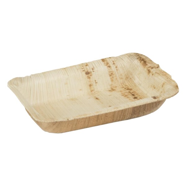Palmblad <br /> Amusebakje 7 x 12 cm <br /> (25 stuks)