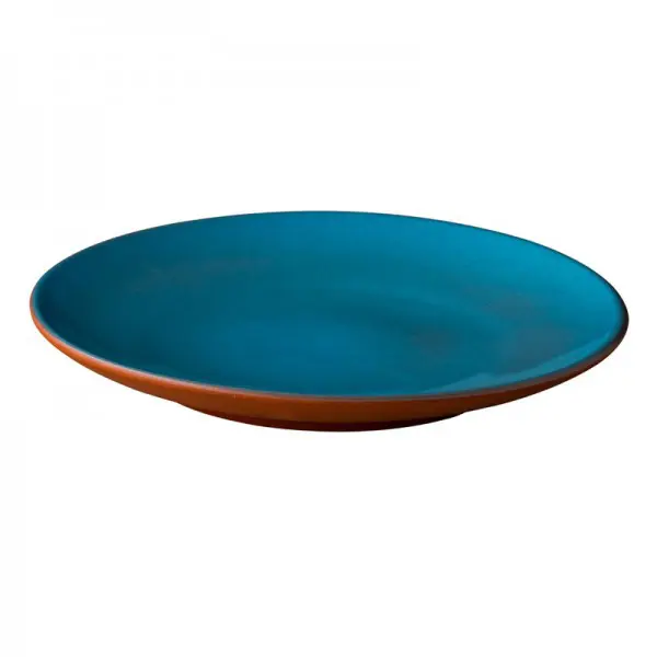 Plat Bord Blauw Stoneheart <br /> Ø 20 x 3 cm