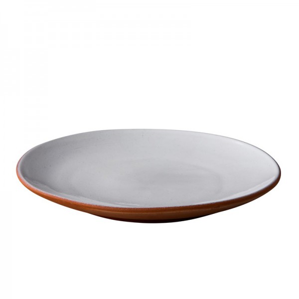 Plat Bord Wit Stoneheart <br /> Ø 20 x 3 cm