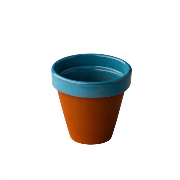 Pot Blauw Stoneheart <br /> Ø 8.5 x 7.5 cm