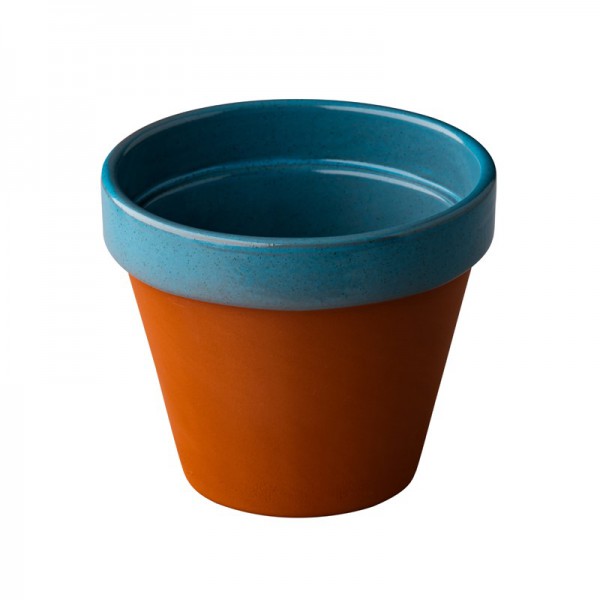 Pot Blauw Stoneheart <br /> Ø 11.5 x 10 cm