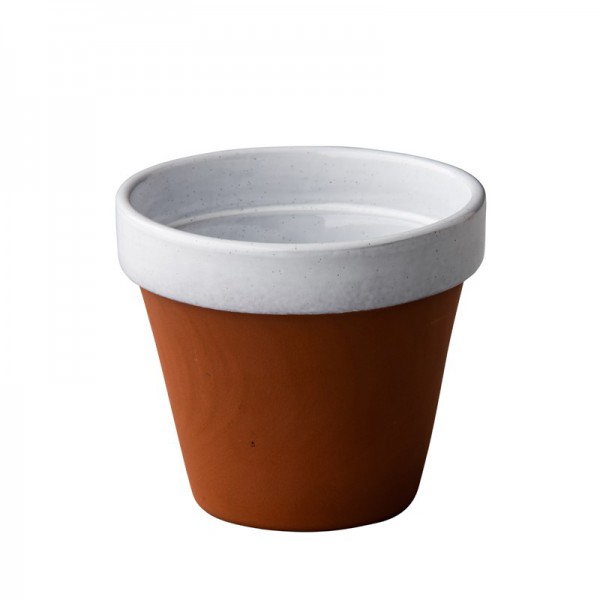 Pot Wit Stoneheart <br /> Ø 10 x 9 cm