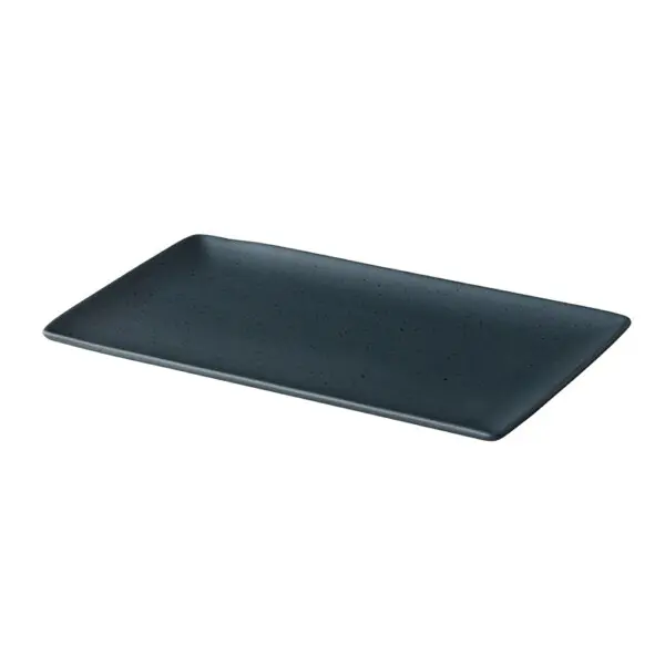 Rechthoekig Bord <br /> Mat Donkergrijs <br /> Tinto Q Authentic <br /> 19 x 33.5 cm