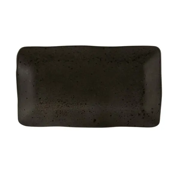 Rechthoekig Bord <br /> Stoneblack <br /> Q Authentic <br /> 27.5 x 15.5 cm