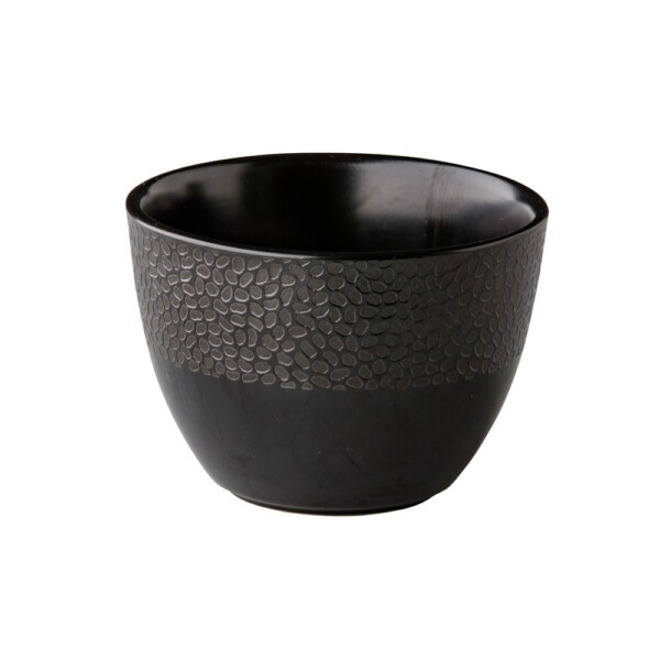 Ronde Kom Zwart <br /> Honeycomb Q Authentic <br /> Ø 12 x 8.5 cm