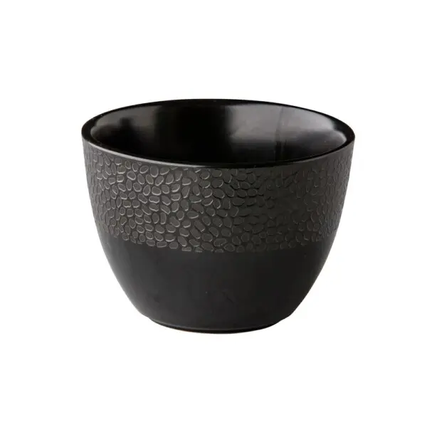 Ronde Kom Zwart <br /> Honeycomb Q Authentic <br /> Ø 12 x 8.5 cm