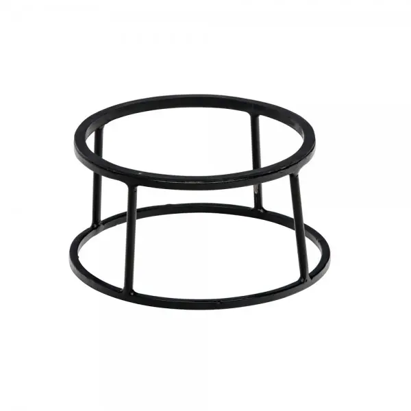 Zwarte Buffetverhoger Klein  Ø 22/24 x 12 cm