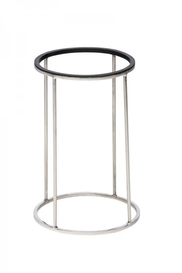 RVS Buffetverhoger Hoog  Ø 22/24 x 36 cm