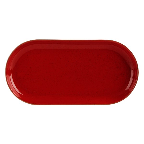 Smal Ovaal Bord Magma <br /> 30 x 15 cm