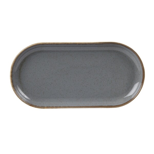 Smal Ovaal Bord Storm <br /> 30 x 15 cm